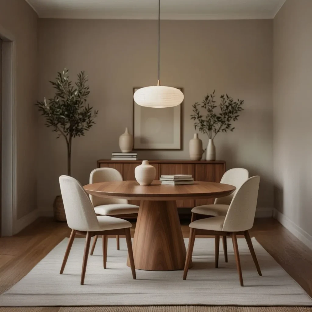 Juego de Comedor 4 Sillas Kiara Beige Claro