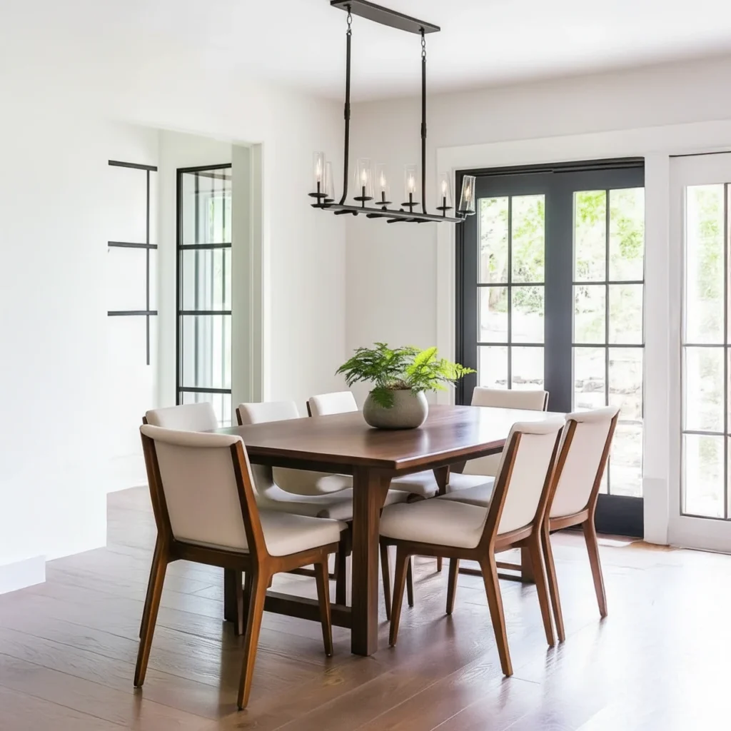 Juego de Comedor 6 Sillas Bastián Beige Claro