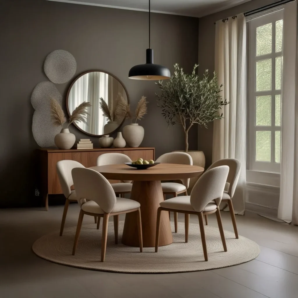Juego de Comedor 6 Sillas Catalina Beige