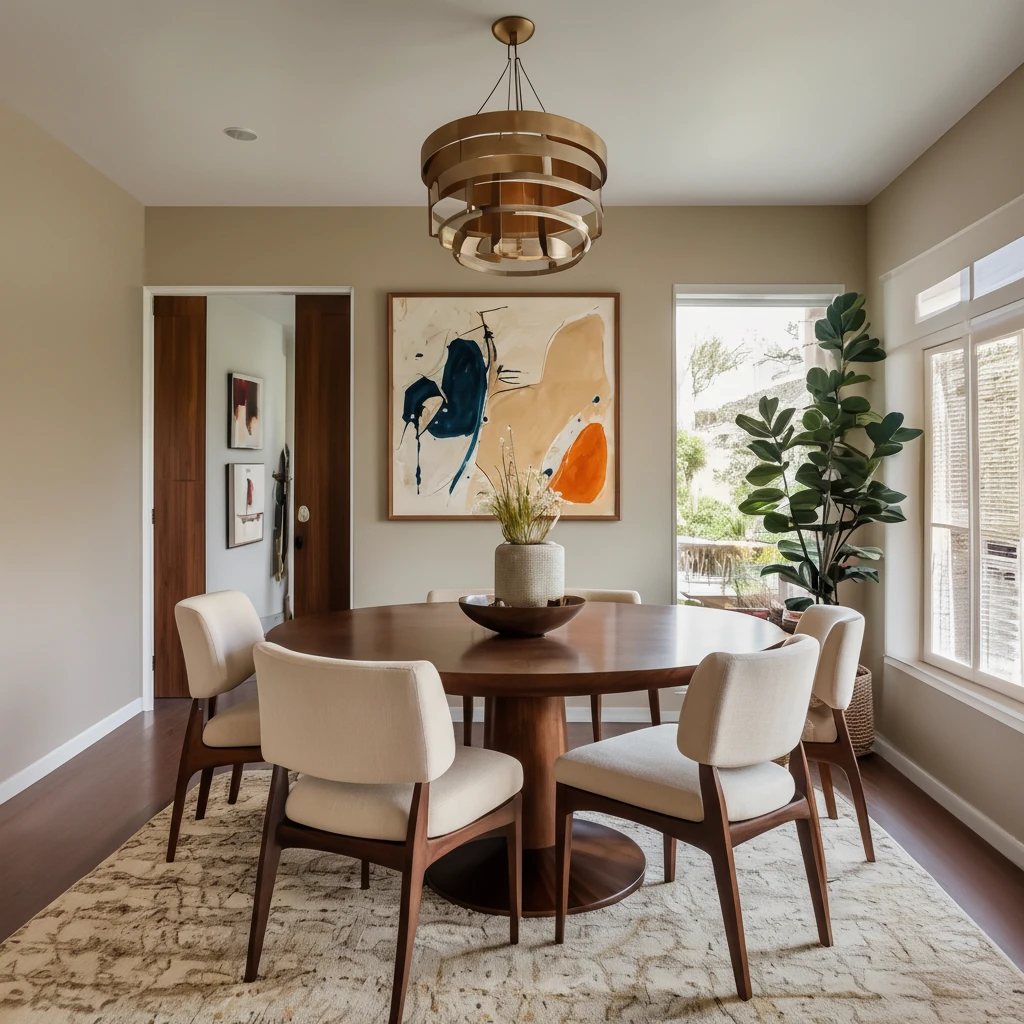 Juego de Comedor 6 Sillas Kelly Marfil