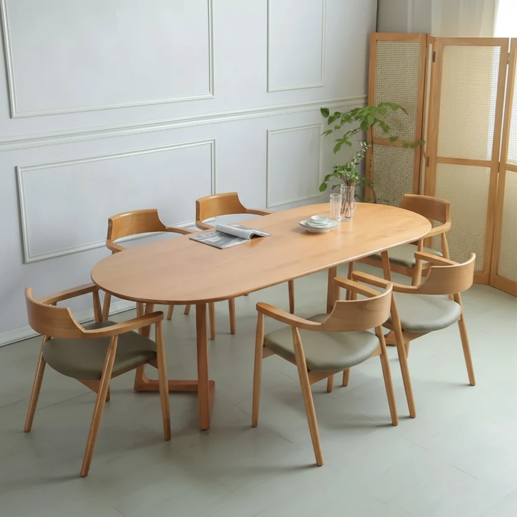 Juego de Comedor 6 Sillas Niran Gris