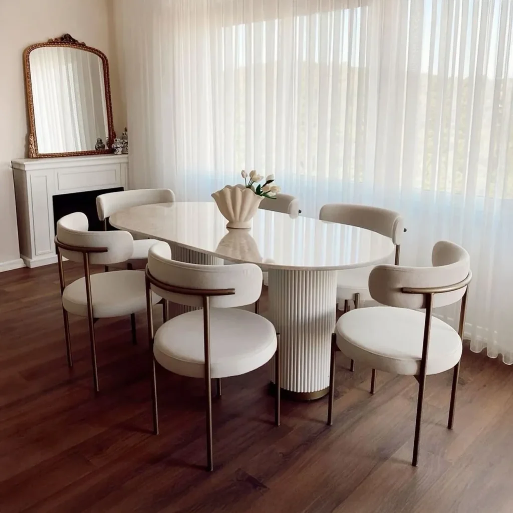 Juego de Comedor 6 Sillas Vera Taupe