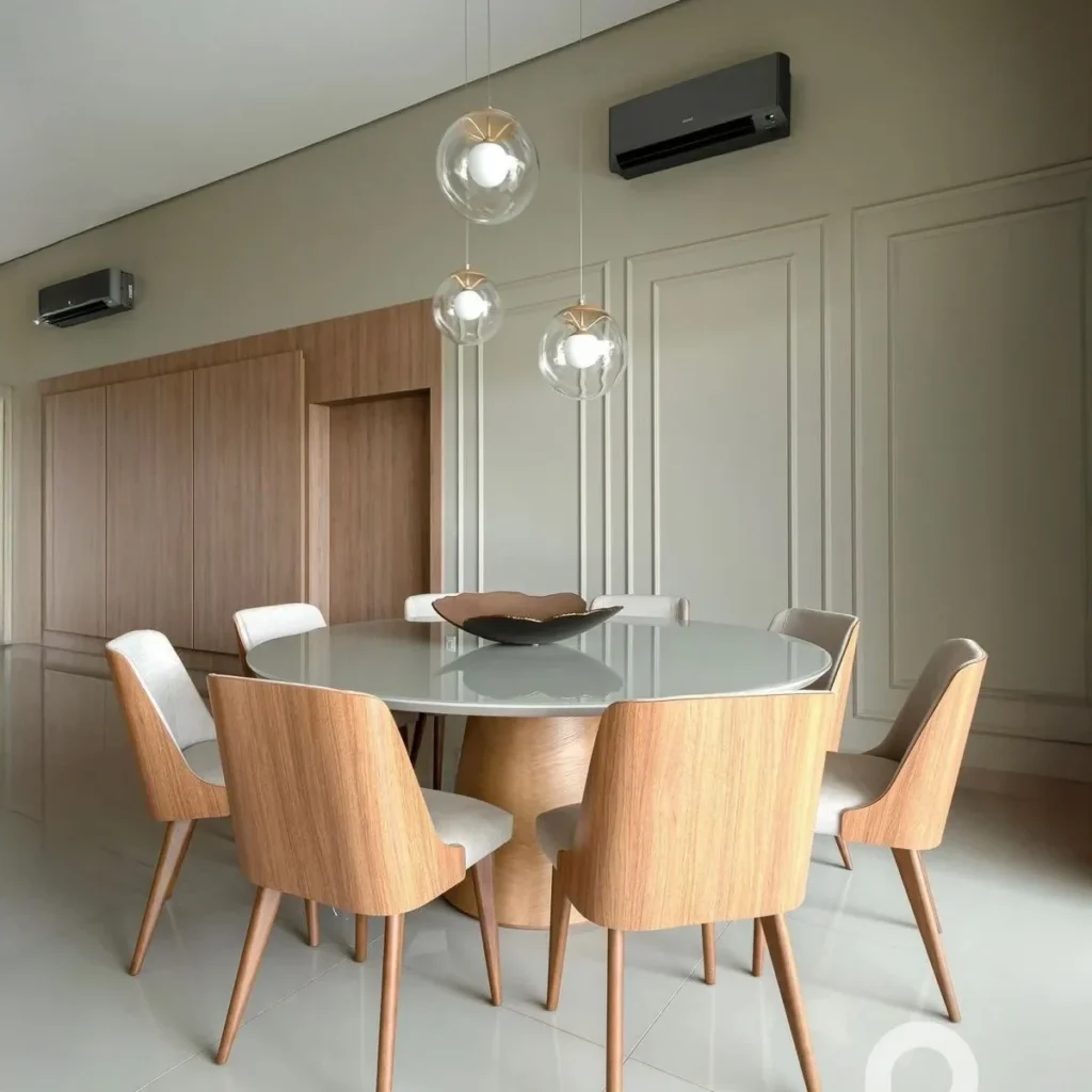 Juego de Comedor 8 Sillas Estela Beige Claro