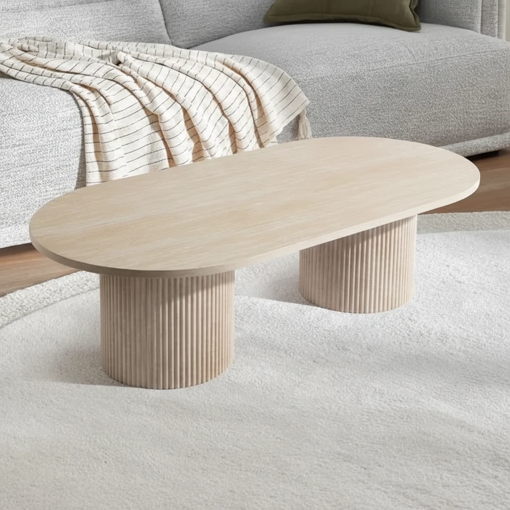 Mesa de Centro Adelaida Beige Claro