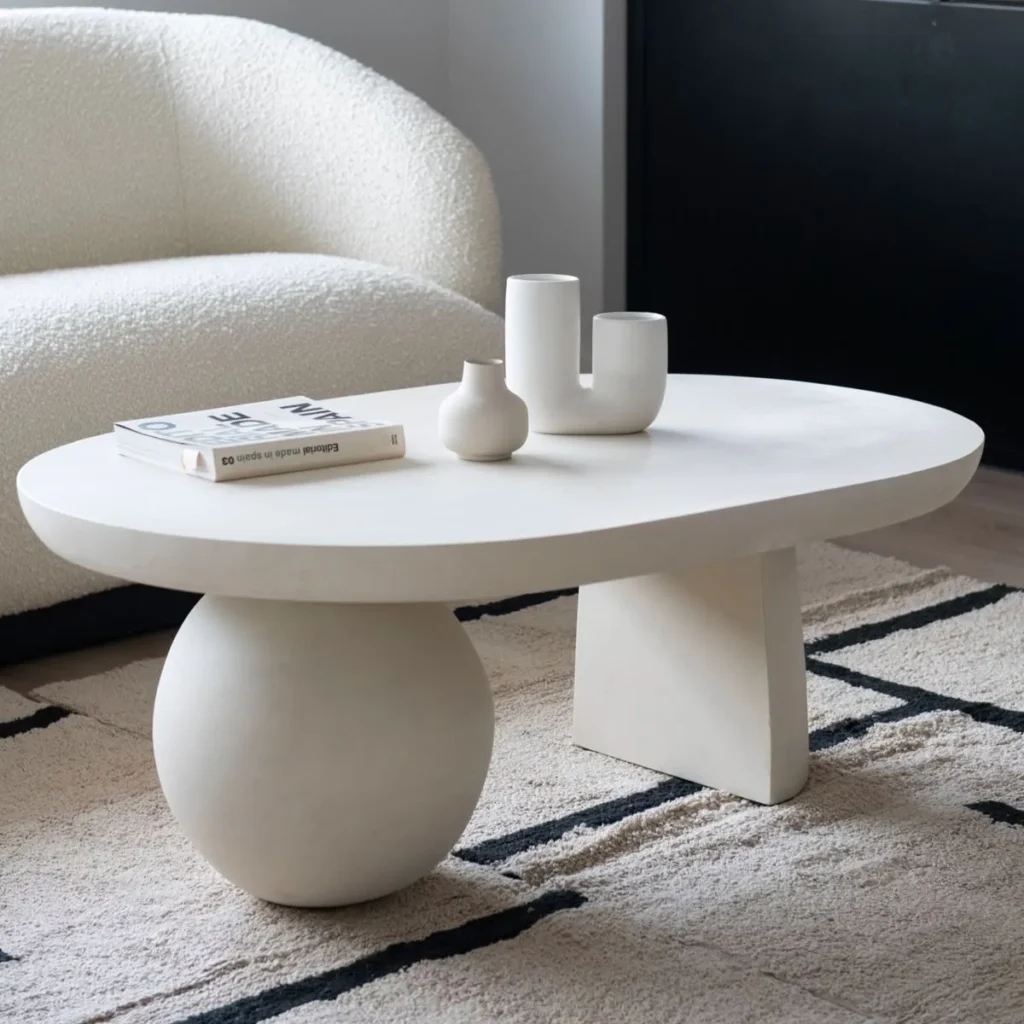 Mesa de Centro Lunna Marfil