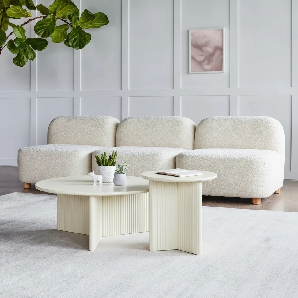 Mesa de Centro Noire Marfil