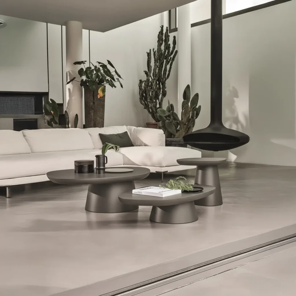 Mesa de Cetro Gris Oscuro