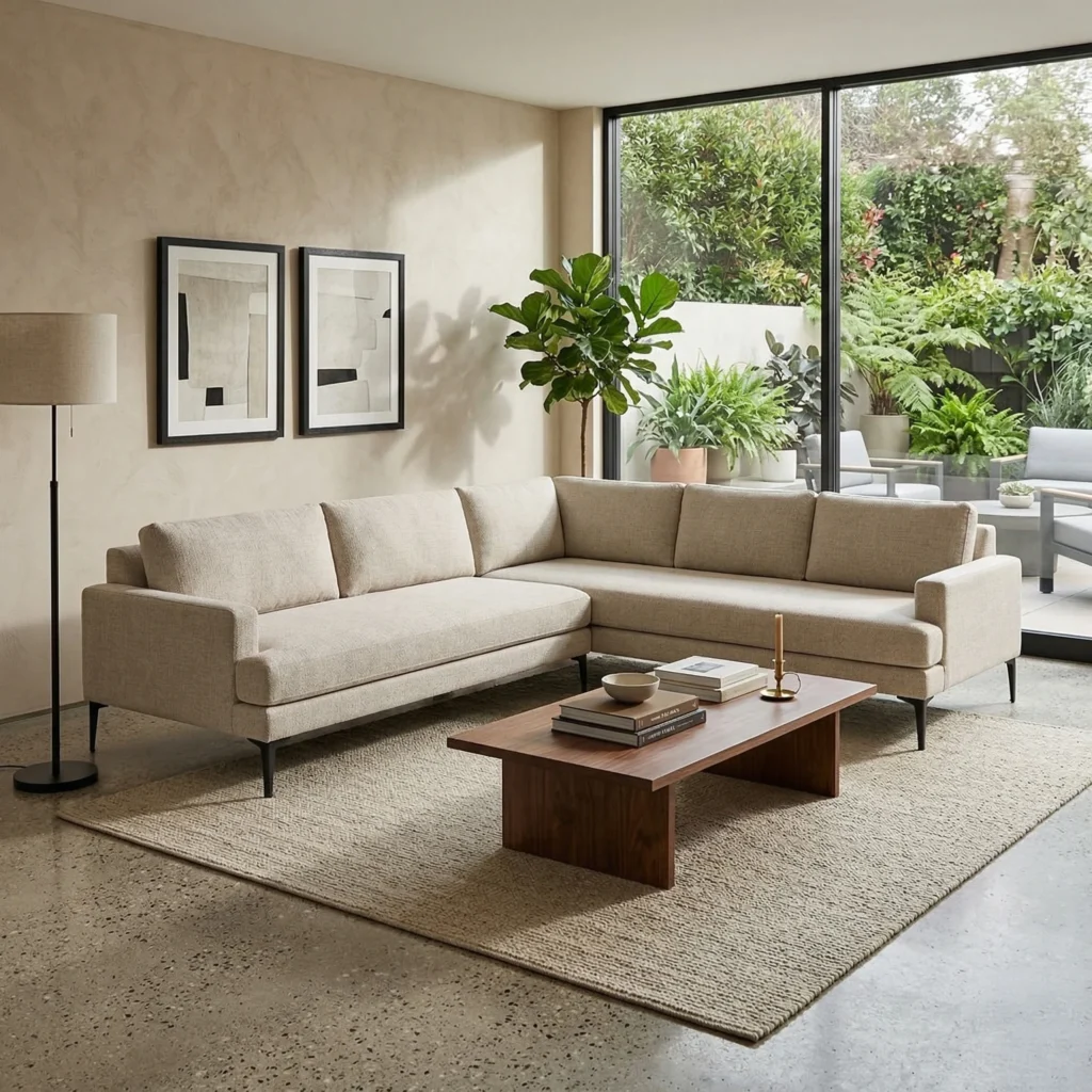 Sala Seccional Alberta Beige