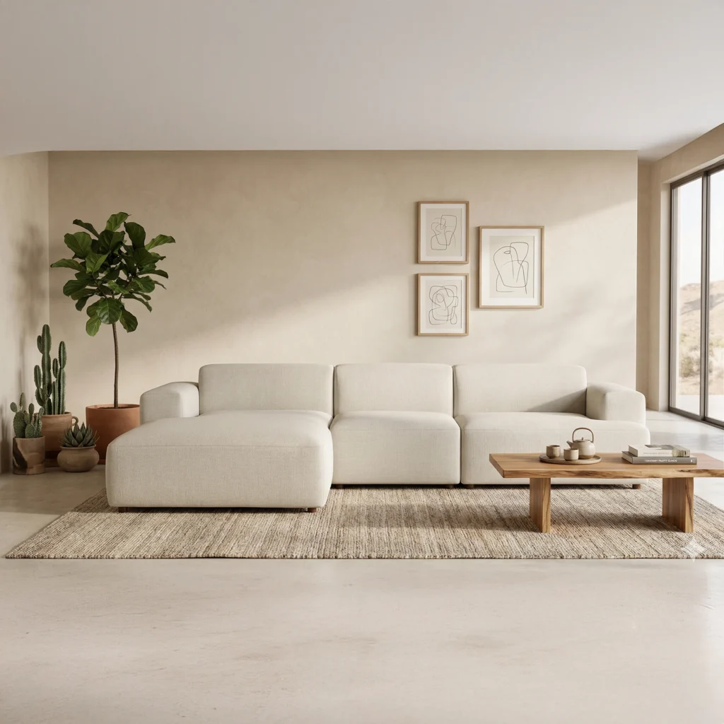 Sala Seccional Lumina Beige