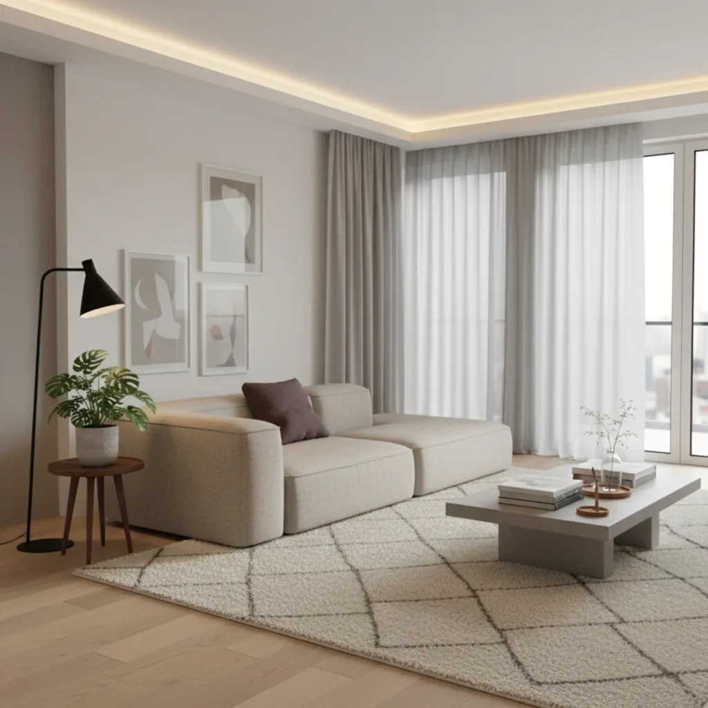 Sala Sofá Jessie Beige